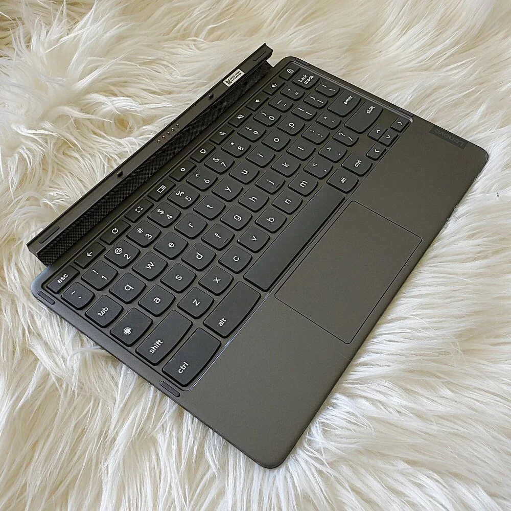 Lenovo Gray Tablet Keyboard Case with Detachable Cover